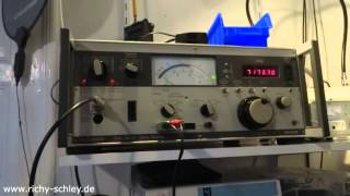 Siemens D2008 Pegelmesser Selective Level Meter Amatuerfunk Ham Radio [upl. by Guillema]