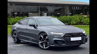 Approved Used Audi S7 Sportback Black Edition  Carlisle Audi [upl. by Laehcim]