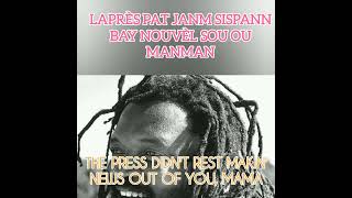 Lyrics and traduction into haitian creole Hold On Lucky Dube [upl. by Ielarol]