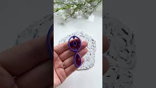 DIY Polymer clay earrings creativeearing polymerclayearrings creative handmade diy [upl. by Bak]