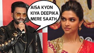 Ranveer Singh VERY UPSET With Deepika Padukone Watch Why [upl. by Coheman]