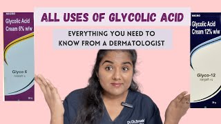 Glycolic acid creamuses glyco 6 amp glyco 12 cream advantages in skin care amp get rid of tan [upl. by Nels]