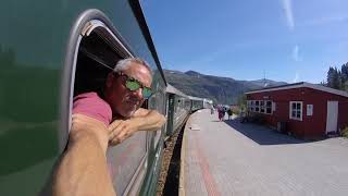 A JOURNEY ON THE FLÅM RAILWAY [upl. by Odysseus]