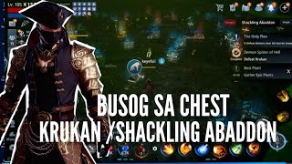 MIR4  KRUKAN  SHACKLING ABADDON BUSOG SA CHEST [upl. by Groot]