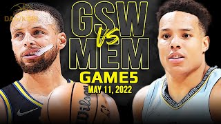 Golden State Warriors vs Memphis Grizzlies Game 5 Full Highlights 2022  WCSF  FreeDawkins [upl. by Allerym330]