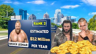 Top 20 Highest Paid WWE Wrestlers 2024 [upl. by Idas869]