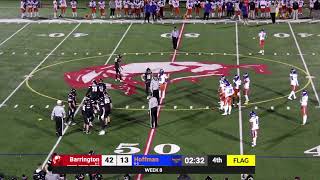 Barrington Broncos Vs Hoffman HawksWeek 8 [upl. by Aehcsrop702]