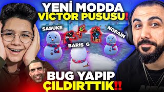 YENÄ° MODDA EKÄ°PLE 4 VÄ°CTOR PUSUSU ğŸ˜‚ HARÄ°TA BUGU YAPIP SÄ°NÄ°RDEN DELÄ°RTTÄ°K  PUBG MOBILE [upl. by Ydnih]