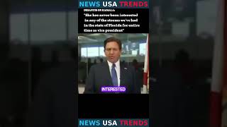 DESANTIS ON KAMALA quotShe’s not part of the chain of commandquot usa news desantis kamalaharris [upl. by Corina]