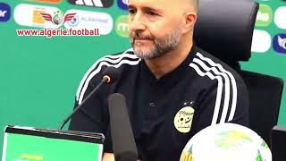 VIDEO COMPLETE DE LA CONFERENCE DE PRESSE DE BELMADI AU STADE NELSON MANDELA [upl. by Chelsea583]