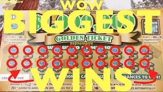 MY BIGGEST AND BEST WINS SO FAR PLAYING LOTTO SCRATCHERS  Updated January 15th 2017 [upl. by Rabelais]