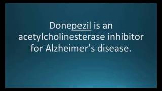 How to pronounce donepezil Aricept Memorizing Pharmacology Flashcard [upl. by Dranek]