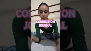 CORRECTION JOURNAL ballerinaballetjournaldancerprotipcorrectionballetcorerealityrehearsal [upl. by Pontius]