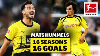 Mats Hummels  16 Seasons 16 Goals [upl. by Oad457]