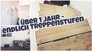 Hausbau Blog 74 erste Treppenstufen sitzen Deko Haul Die Siwuchins [upl. by Lenoil]