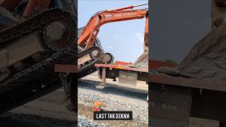 😭😭Ye kya ho gaya bhai viralvideo excavator road work [upl. by Fuchs461]