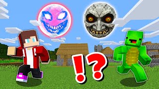 JJ and Mikey VS LUNAR MOON and RED SUN CHALLENGE in Minecraft  Maizen animation [upl. by Moran]