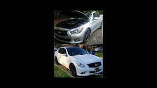 2014 Infiniti Q50 vs Infiniti G37 7AT [upl. by Goldberg]