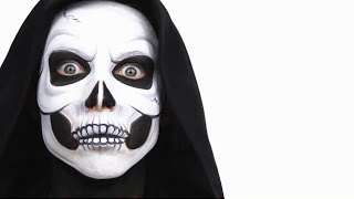 Tuto maquillage Halloween  La grande Faucheuse la Mort [upl. by Beaufert766]