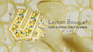 Make your next Table Runner the Lemon Bouquet from Keepsake Quilting [upl. by Ennayelhsa]