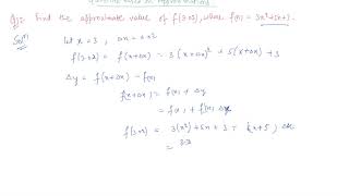 Questions Based on Approximations  Class 12 Mathematics Application of Derivatives [upl. by Airtap]