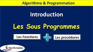 Informatique  comment comprendre les sous programmes en Algorithme [upl. by Ycnalc]