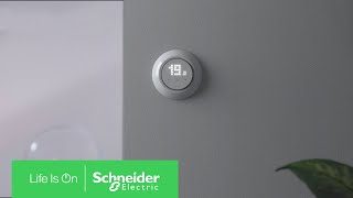 Discover the new Wiser connected flush mounted thermostats Exxact and Renova  Schneider Electric [upl. by Anemij]