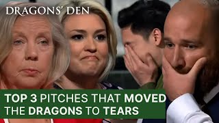 Top 3 Pitches That Moved The Dragons To Tears  Dragons Den [upl. by Moclam]