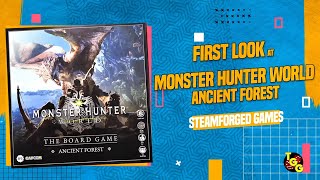 Monster Hunter World The Board Game  Ancient Forest  Unboxing and First Look [upl. by Flo472]