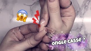 Ongle Cassé  Comment y Remédier Sans Avoir Mal   Crispynails ♡ [upl. by Amethyst200]