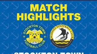 HIGHLIGHTS  Stockton Town 10 Widnes FC [upl. by Kerstin896]