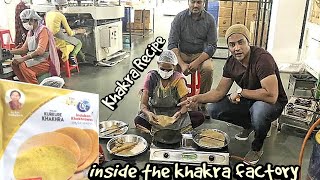 How to make Khakra  Inside the Khakra Factory  My Kind of Productions [upl. by Peisch]