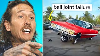 Lowrider Mechanic Reacts to Lowriding Fails [upl. by Odnama85]