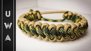 How to make a Bootlace Paracord Survival Bracelet MAD MAX STYLE NO BUCKLE NEEDED [upl. by Gnoh]