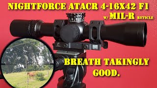 NightForce ATACR 416x42 F1 MilR  Something Special  First Person RePew [upl. by Casandra601]