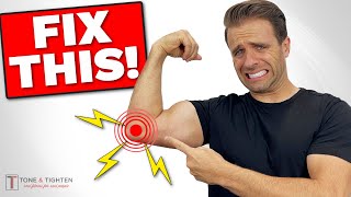 FIX Inner Elbow Pain Golfers Elbow  Medial Epicondylitis [upl. by Ylatfen]