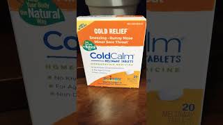 Cold Calm by Boiron homeopathy works natural natureishealing cold stayhealthy [upl. by Ahsinrev]