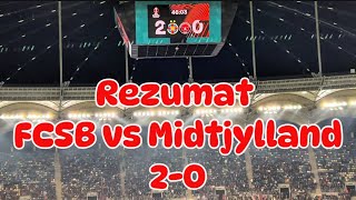 Rezumat FCSB vs Midtjylland scor 20 [upl. by Iris182]