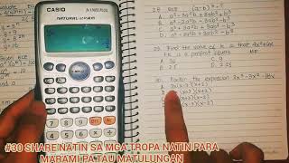 30 FACTORING EQUATION ALGEBRA [upl. by Alliuqahs]