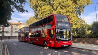 FULL ROUTE VISUAL  SLN Bus Route 474 Canning Town  Hermit Road  Manor Park 11045 YY18 TGJ [upl. by Yeldua32]