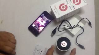 Review of Mini Bluetooth Speaker beats by drdre Monster [upl. by Akirre43]