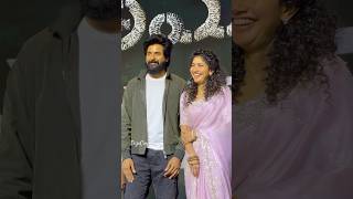 saipallavi shivakarthikeya Snapped at amaran Movie Promotions [upl. by Yenttirb]