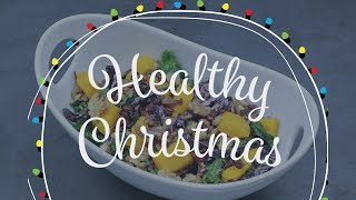 Grün und Rotkohl Salat mit Kürbis  Healthy Christmas 🎄 [upl. by Olleina]