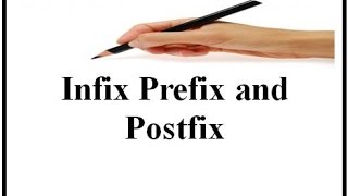 Infix Prefix and Postfix [upl. by Waddell545]