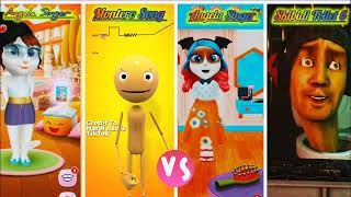 Montero Song Skibidi Toilet 6 Vs Talking Angela 2 Angela 1🔥 Who is best 🤣👌Mega Battle Part 5 [upl. by Anairb]