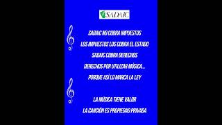 Sadaic no cobra impuestos Sadaic cobra derechos argentina derechosdeautor ley [upl. by Yellac202]