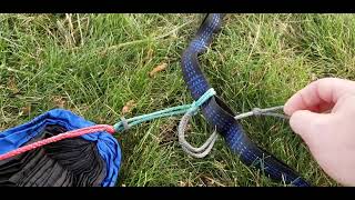 Just use two loops and replace a carabiner on daisy chain webbing [upl. by Ledniahs658]