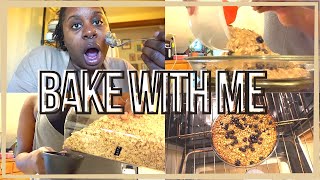 Bake With Me  Blueberry Oatmeal Breakfast Bake [upl. by Ylrebme550]