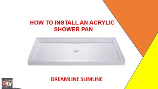 How to Install a Shower Pan Liner [upl. by Nennerb]