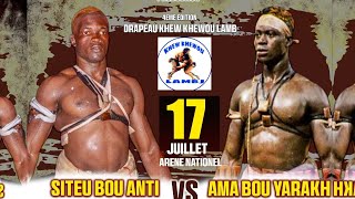 🔴DIRECT  ARENE NATIONALE  Siteu Bou Anti vs Ama Bou Yarakh JOURNÉE NDIAYE PRODUCTION [upl. by Atiuqes445]